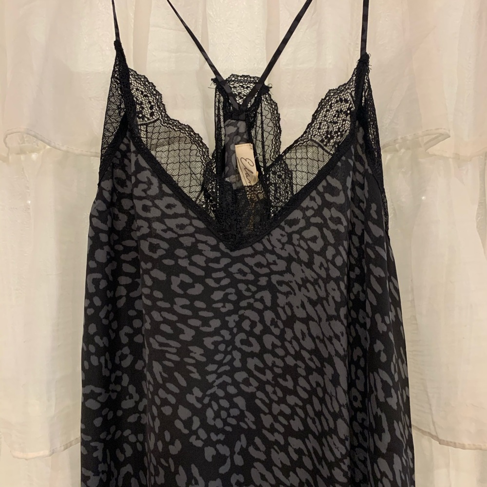 Leopard print camisole